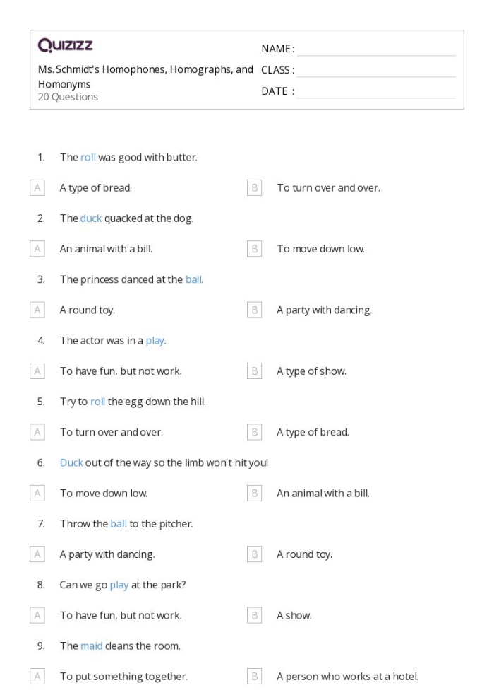 Measurement worksheet for Third Grade Third grade worksheet focusing on homophones, where students fill in the blanks with the correct word forms. Homophones: Write It Right 1 worksheet for teaching measurement concepts.