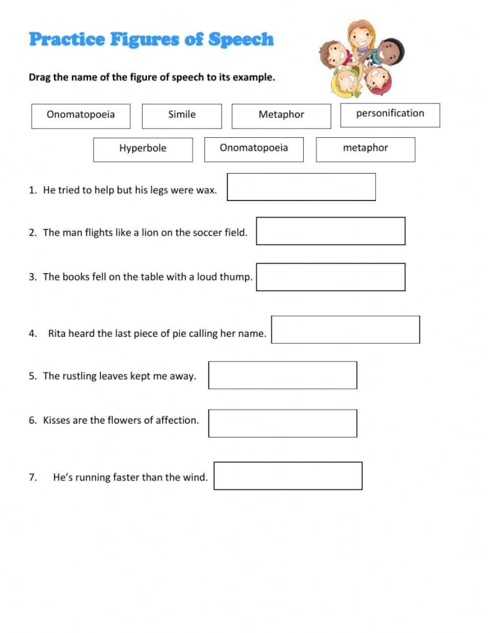Idiom worksheet image highlighting figurative language and its meanings for third grade students Worksheet for third graders exploring idioms like "when pigs fly" using context clues