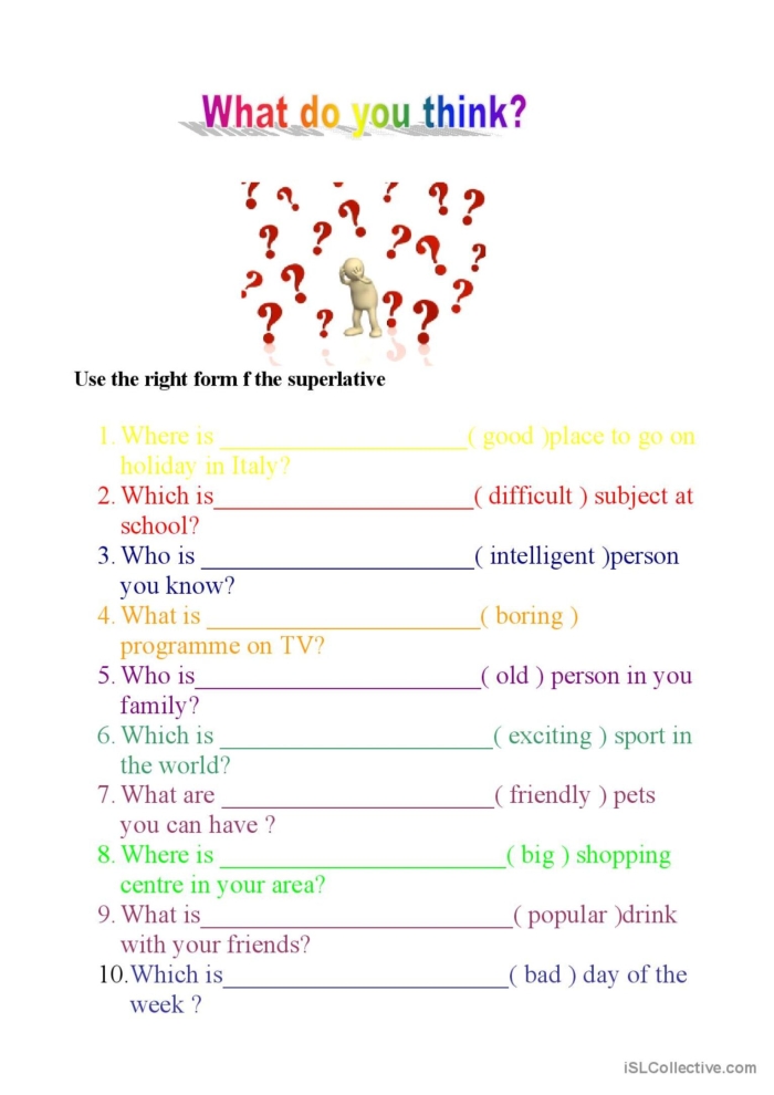 Idiom worksheet titled "Tell Us What You Think!" for time and money concepts Worksheet for third graders to explore idioms and their meanings