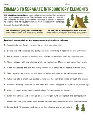 Cite the Evidence worksheet for Earth and Space Science, Grade 3 Worksheet for teaching introductory phrases in citing text evidence