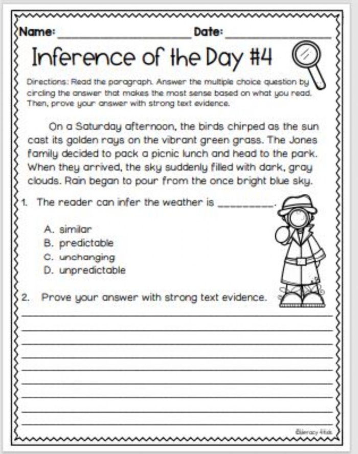 Earth and Space Science worksheet for Third Grade Worksheet showing third graders using introductory phrases to cite text evidence in Earth and Space Science. Introductory Phrases: Cite the Evidence worksheet for third grade students.