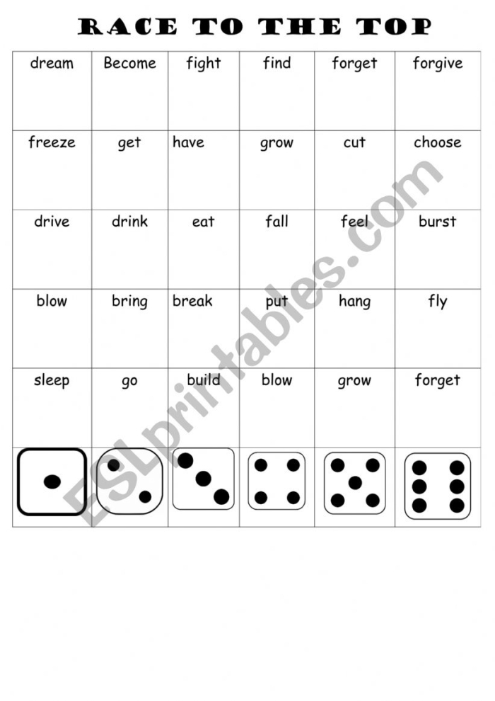 Third grade science themed irregular verbs practice worksheet 17