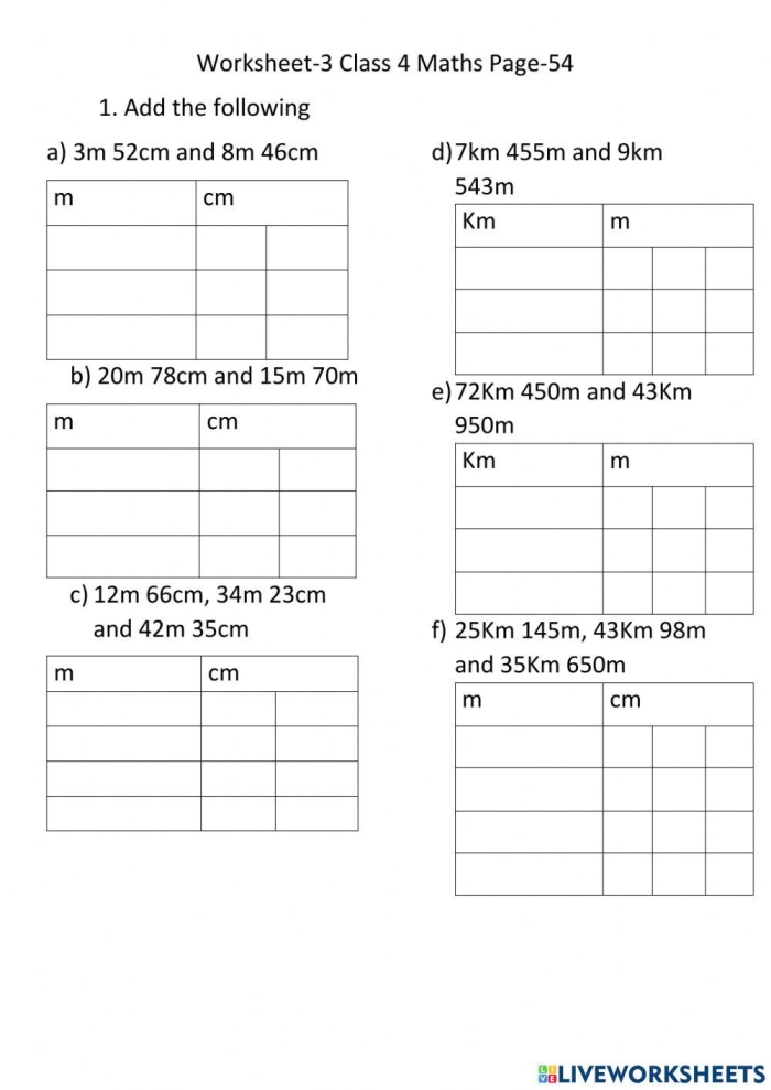 Practice Reading Lengths worksheet for third grade measurement skills Worksheet image for measuring lengths in feet and inches for third graders