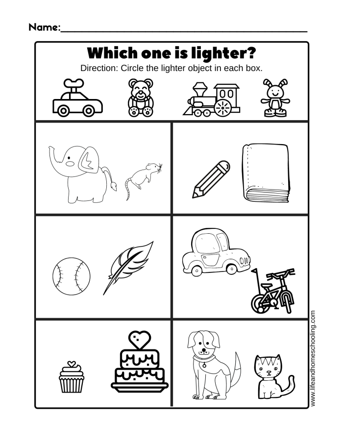 Worksheet illustrating the concept of light direction for third graders