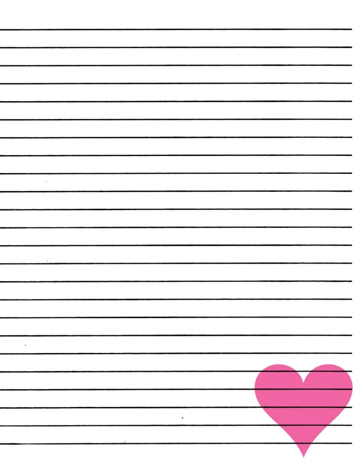 Printable college ruled paper for home use, perfect for students Lined paper worksheet template for subtraction practice in third grade
