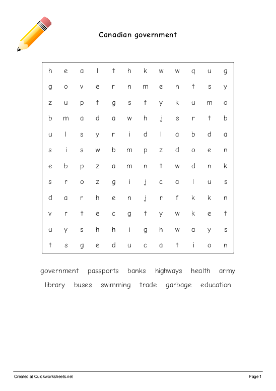 Local Government Municipalities Learning Activity for Elementary Students Third grade worksheet showing local government and municipality basics for young learners to explore