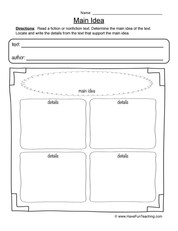 Writing Workout Supporting the Main Idea Worksheet Number 20 Third grade student worksheet focusing on choosing supporting sentences for a main idea