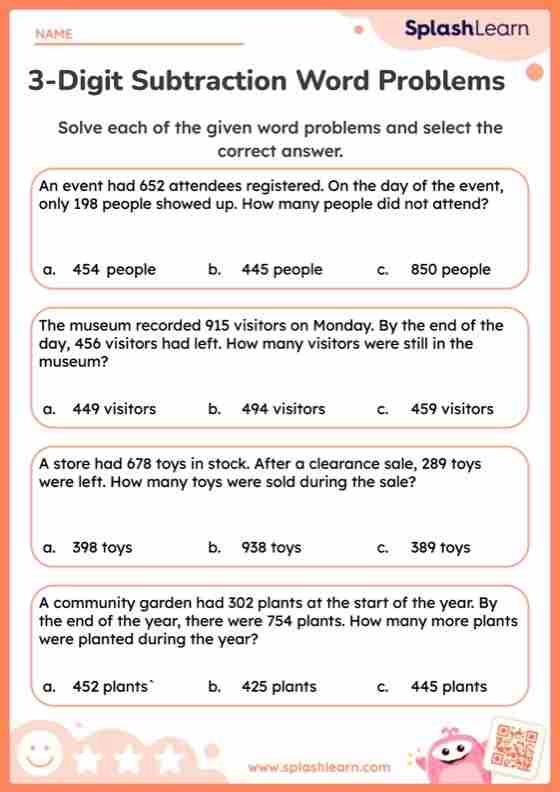 Engaging addition practice worksheet for third graders, image 5 Third grade addition worksheet for practicing multiple choice math skills