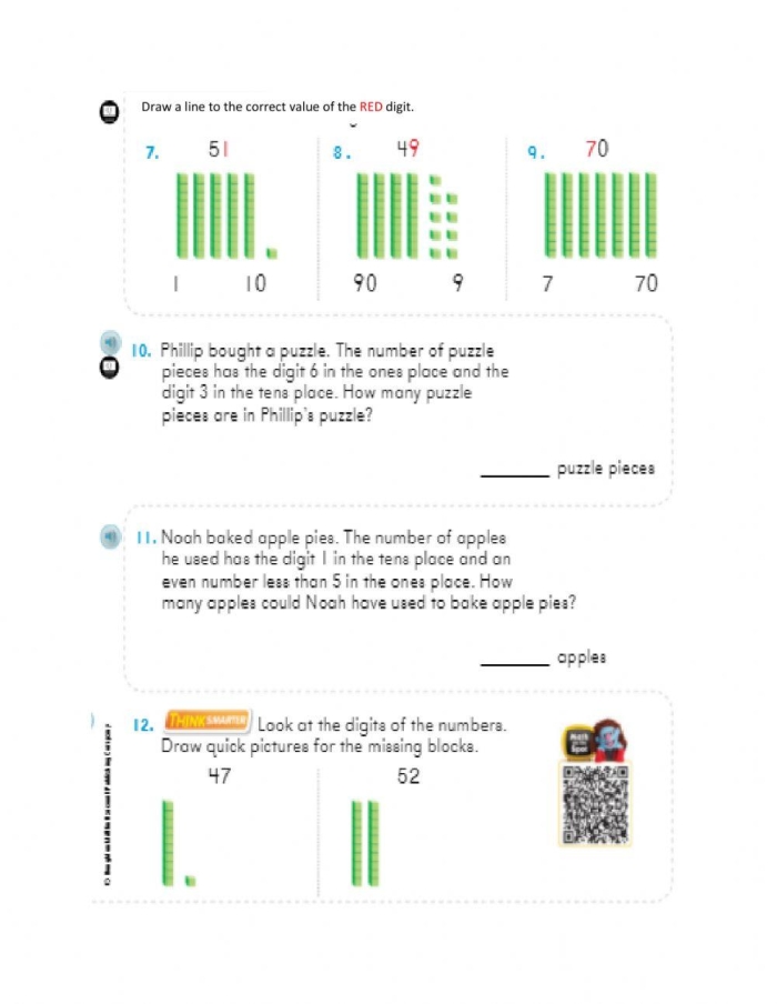 Comprehensive math practice worksheet designed for test preparation and review Math Review worksheet for third graders featuring diverse math concepts