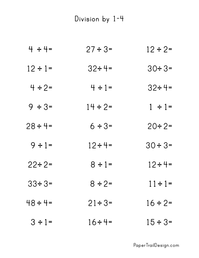 Worksheet featuring Minute Math: Multiplication and Division for third graders