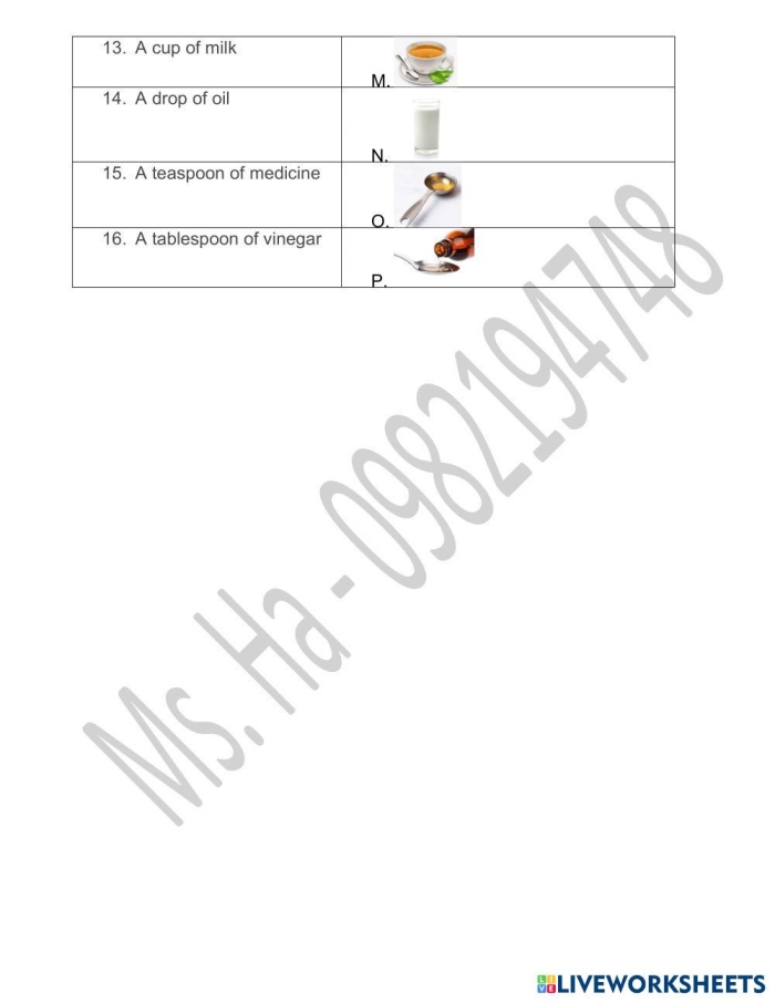 Third grade student completing a Measurement and Data Check-Up algebra worksheet