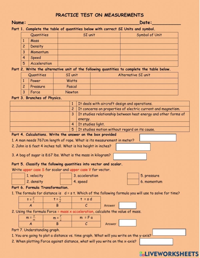Third grade student working on a Measurement and Data Check-Up algebra worksheet 14