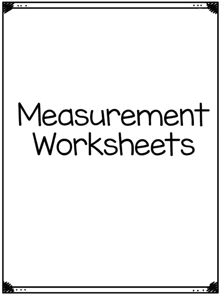 Measurement Review Worksheet 22 Engineering and Science Assessment Third grade student working on a measurement review worksheet to practice science inquiry skills
