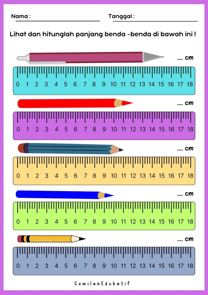 Engineering and Science Measurement Review Worksheet 21 Third grade student completing a measurement review worksheet during science inquiry