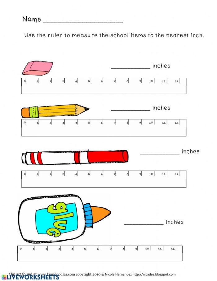 Measurement Learning Check worksheet for third graders focusing on time and money concepts