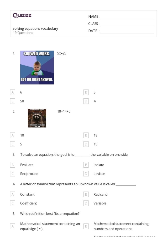 Multiplication inverse equations worksheet for reviewing times tables and relationships Worksheet featuring inverse equations focused on multiplication for third graders learning fractions