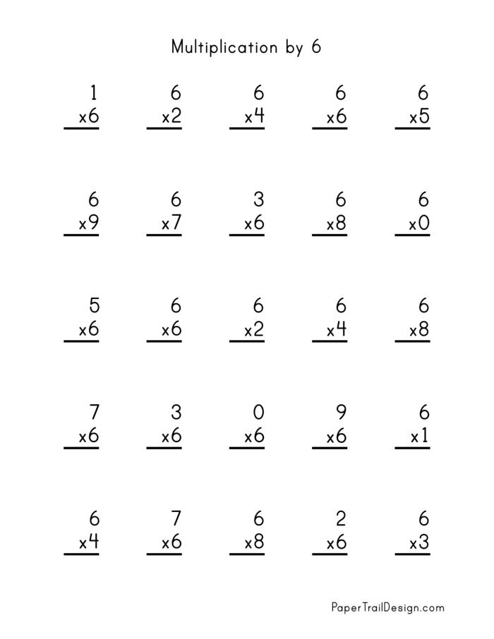 Picture Multiplication worksheet for Third Grade