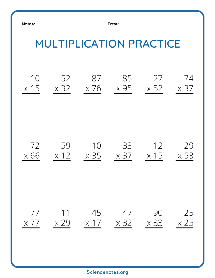 Fun math worksheet for learners to enhance their multiplication by two abilities Multiplying by two worksheet for third graders practicing math skills