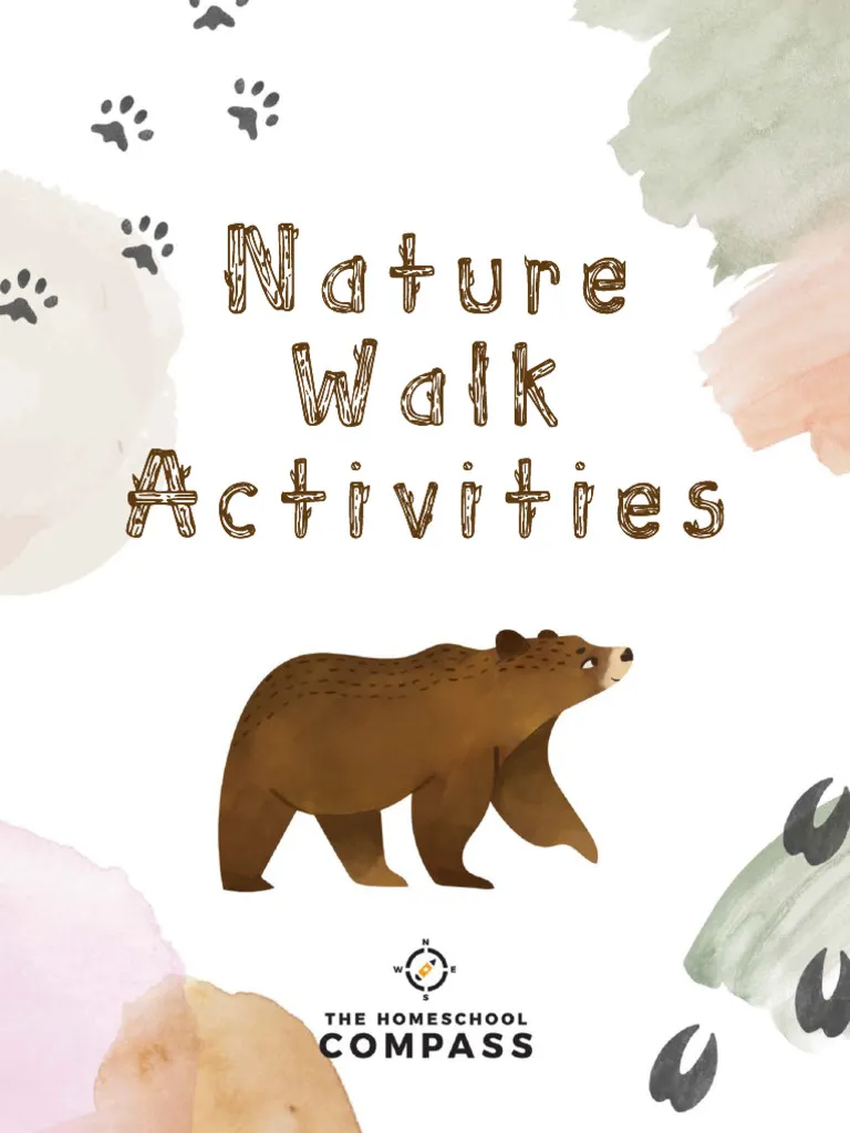 Third grade worksheet for taking a nature walk, including prompts for observations of wildlife and plants