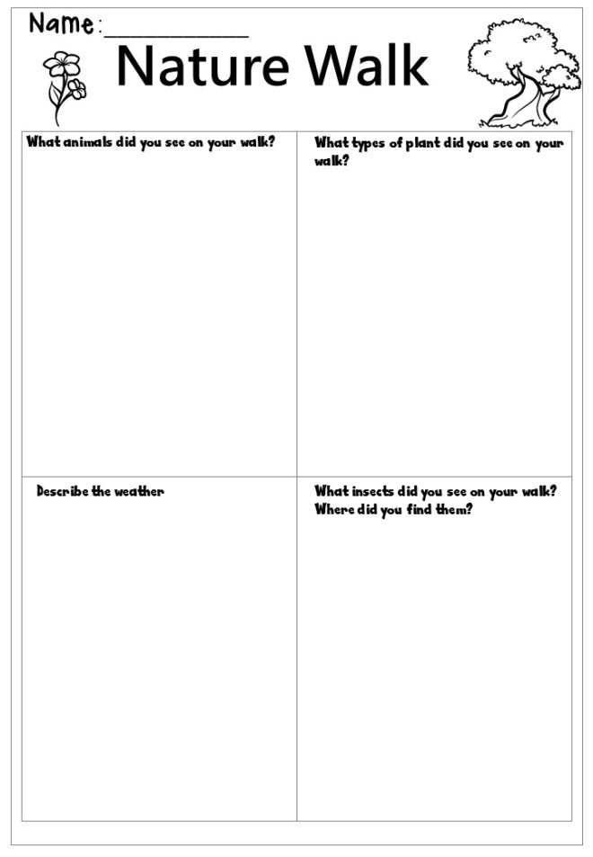 A worksheet designed for third graders to record observations during a nature walk, focusing on addition skills. Take a Nature Walk worksheet for third-grade students to explore and document their findings in nature.