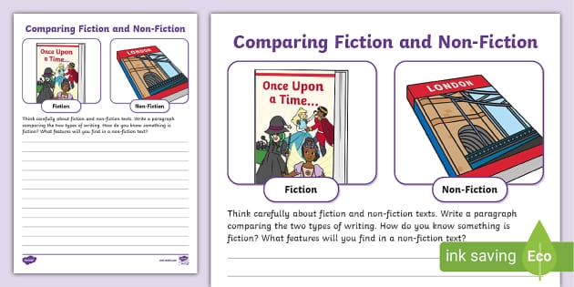 Worksheet for comparing two nonfiction texts aimed at third-grade students