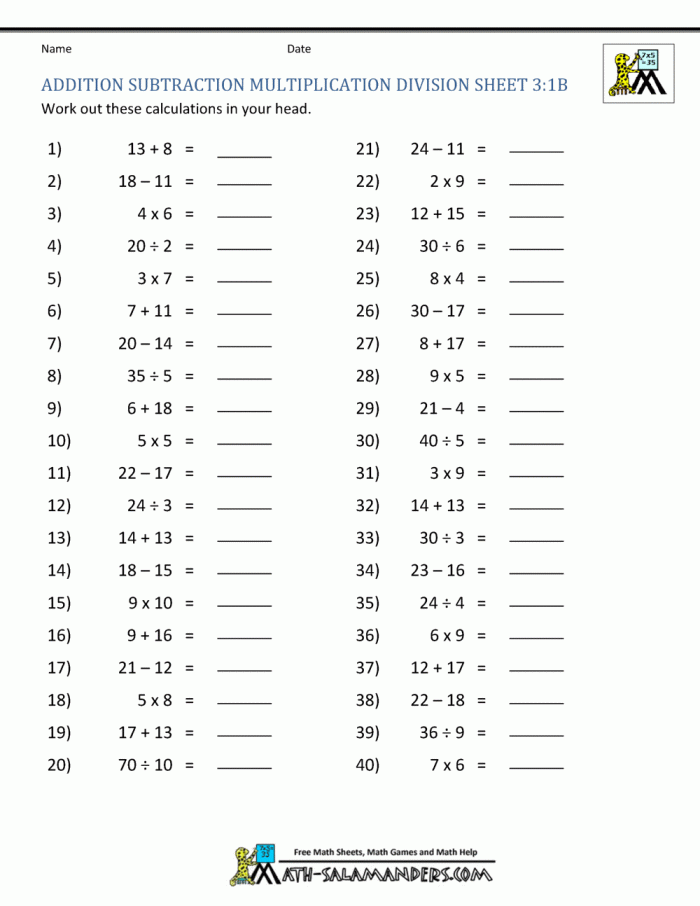 Multi-Step Subtraction and Division Problems Worksheet 9 with Ocean Theme Third grade students solving ocean-themed multi-step word problems using subtraction and division strategies