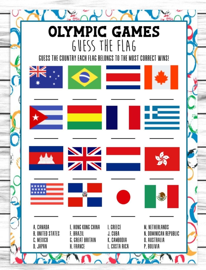 Olympic-themed word search worksheet for third graders to enhance their logic skills