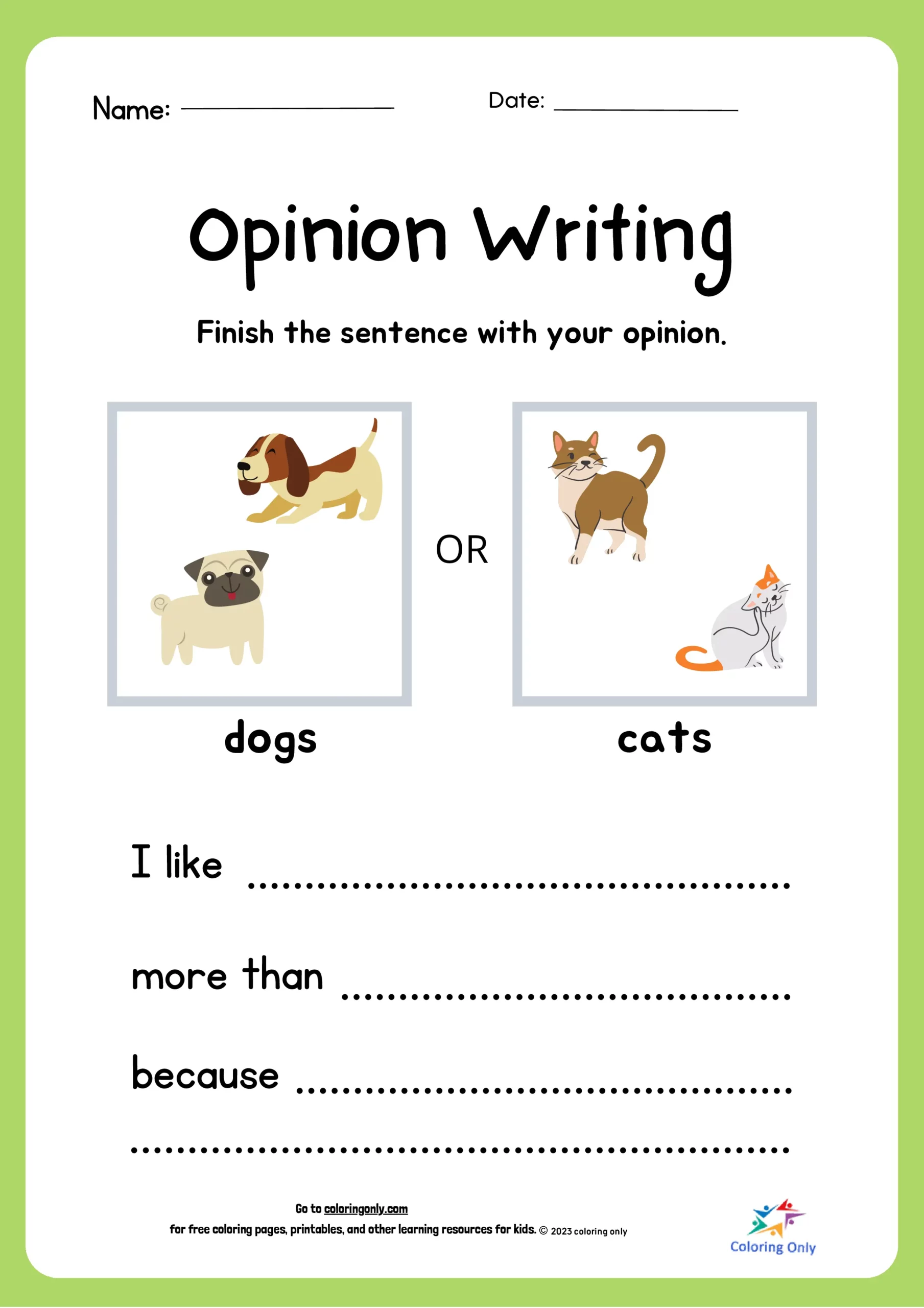 Opinion Writing Check-Up Resource 11 for Elementary Grade Three Students A third grade student worksheet for opinion writing check-up assessments in physical science with prompts and evaluation criteria
