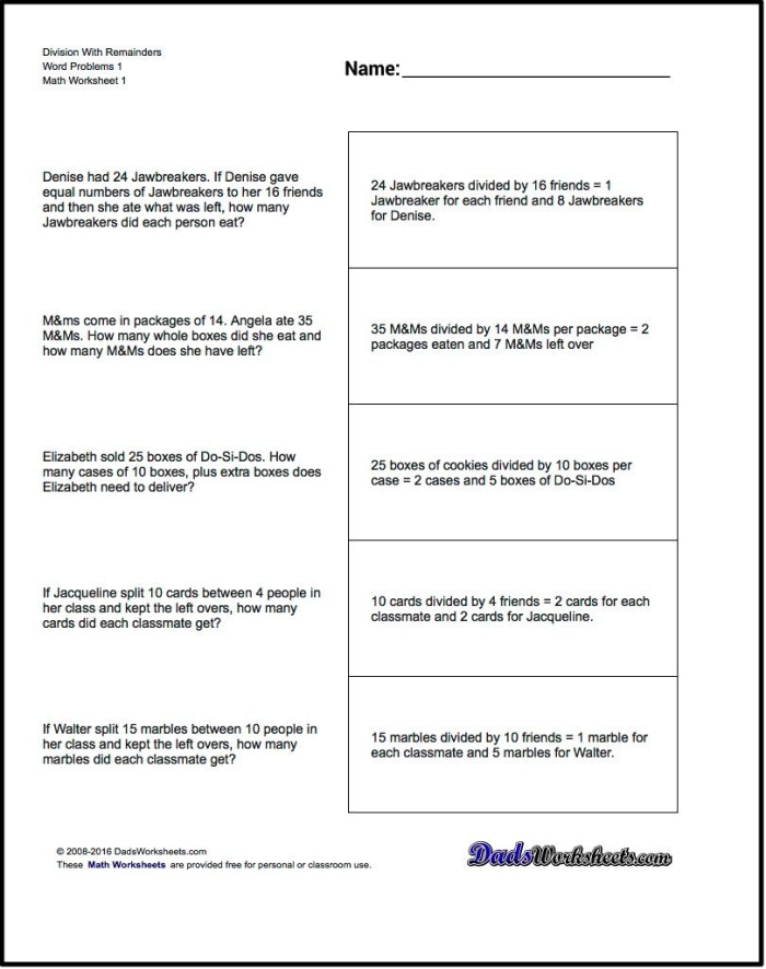 Third-grade students collaborating on multiplication and division partner word problems worksheet