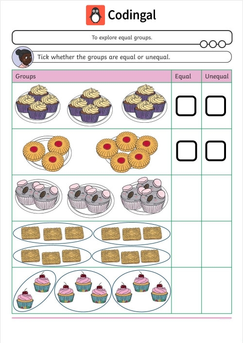 Third grade place value worksheet showing multiple choice arrays with matching equations for image 5
