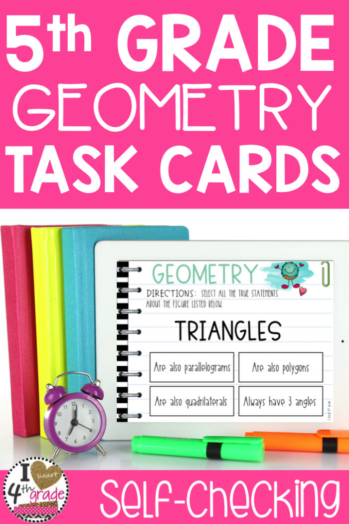 Third grade students complete a Categorizing Shapes Check worksheet to identify polygon properties