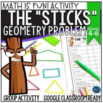 Worksheet featuring a Polygon Shape Sort activity for third graders