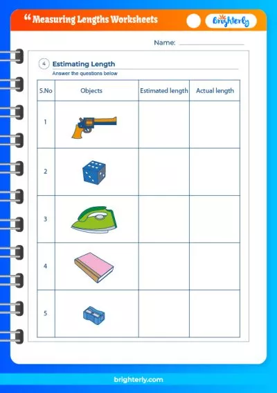 Fun measurement practice for third graders featuring adorable images to measure in feet or inches Third grade students measuring cute illustrations on a Practice Reading Lengths worksheet
