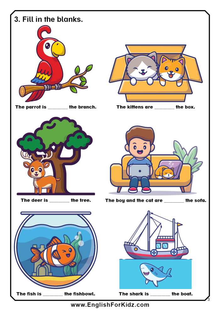 Engaging guide to understanding prepositions with Mr. Cannon in image 23 Mr. Cannon shows his third-grade class how to use prepositions in a fun geography worksheet