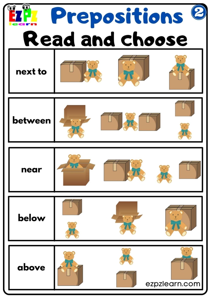 Fun guide to understanding prepositions for third graders Worksheet on prepositions featuring Mr. Cannon teaching his class