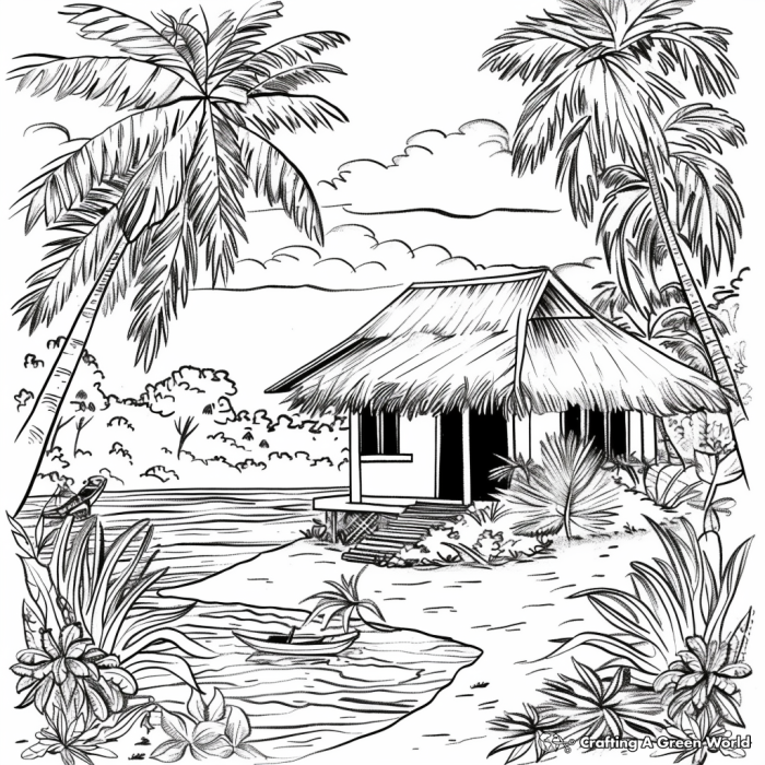 A family enjoying outdoor camping activities while learning about ratios and proportions on a vacation worksheet