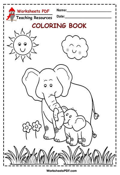 Worksheet featuring reading comprehension activities for "The Elephant's Child" story