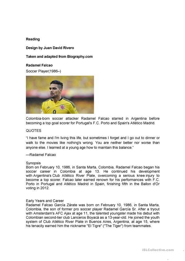 Reading Comprehension: The Soccer Sprain Worksheet for Third Graders Worksheet on reading comprehension featuring Leo's soccer injury story