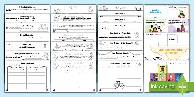 Reading Comprehension Worksheet: The Soccer Sprain for Third Graders Worksheet illustrating the story of Leo overcoming a soccer injury with comprehension questions