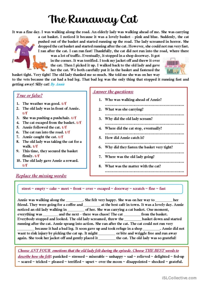 Algebra worksheet for Third Grade Worksheet featuring reading comprehension questions about the runaway ball in a kickball game story. Reading Comprehension: The Runaway Ball worksheet for third graders.