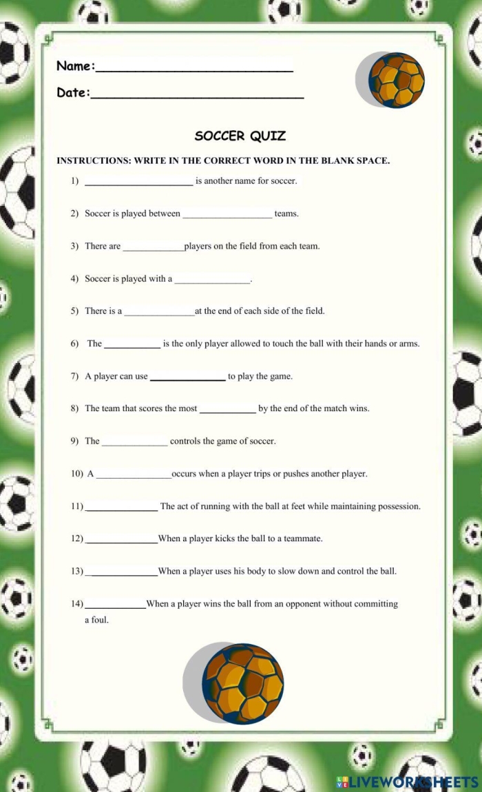 Reading Comprehension: The Soccer Sprain worksheet for third-grade students, focusing on comprehension skills through a relatable sports story. Worksheet featuring the Reading Comprehension activity about Leo's soccer injury and recovery. Engaging questions help third graders analyze the story's key elements.