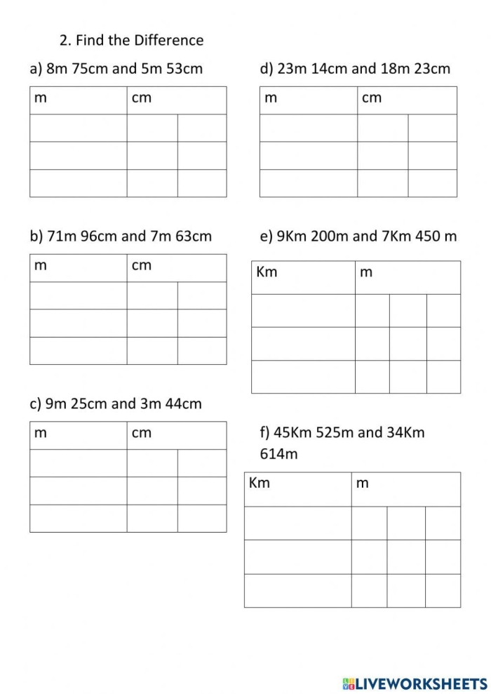 Third Grade measurement worksheet featuring fun images to measure in feet or inches Practice Reading Lengths worksheet with engaging images for measurement activities