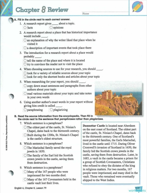 Steps to Writing a Research Paper Worksheet Tenth Edition Third grade student worksheet showing ten clear steps to writing a research paper