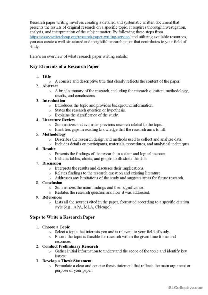 Essential guide illustrating the research paper writing process for young learners Steps to Writing a Research Paper worksheet for third graders visual guide