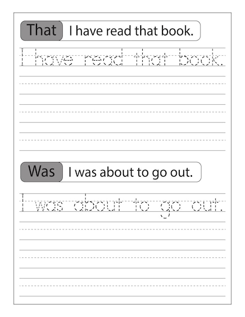 Worksheet for third graders to practice writing simple sentences