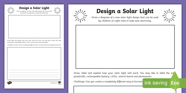Engaging activity to explore renewable energy from the sun Worksheet focusing on solar energy concepts for third graders