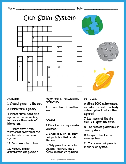 Third grade science worksheet featuring labeled orbits for identifying planets in our solar system