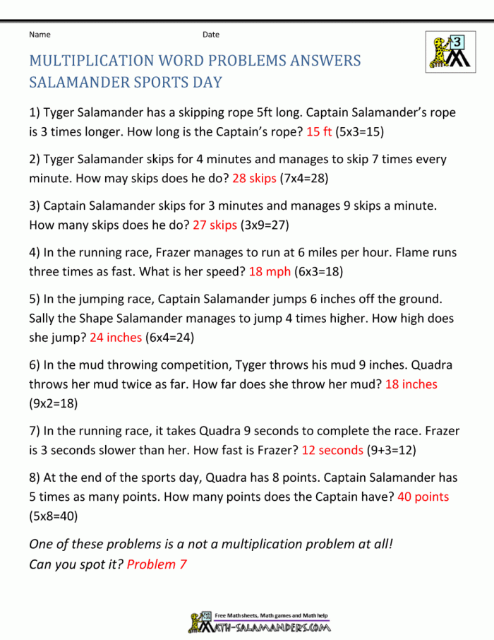 Practice worksheet on addition and subtraction in sports for third graders Third grade students working on sports-themed addition and subtraction word problems on a worksheet