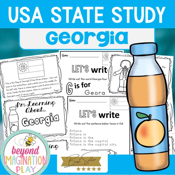 Third grade Learn About Your State worksheet with vocabulary building prompts