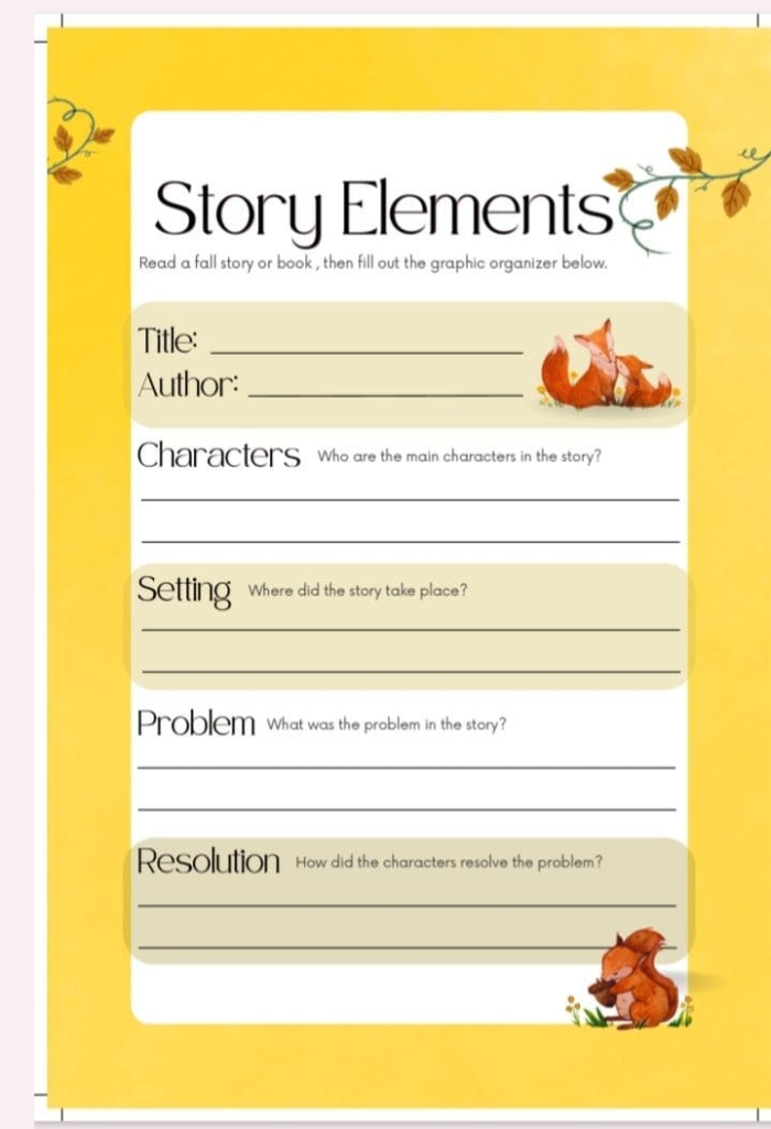 Story Elements in Sentences Worksheet for Third Grade Worksheet for identifying story elements in sentences for third graders